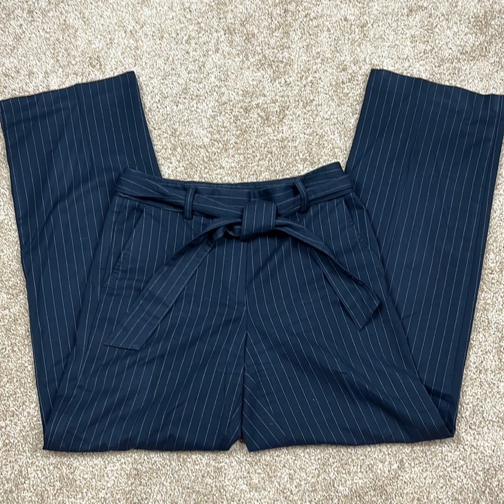 Ann Taylor Loft high Rise tie dress pants Size 4